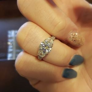 RSC CZ Anniversary Ring - Size 6